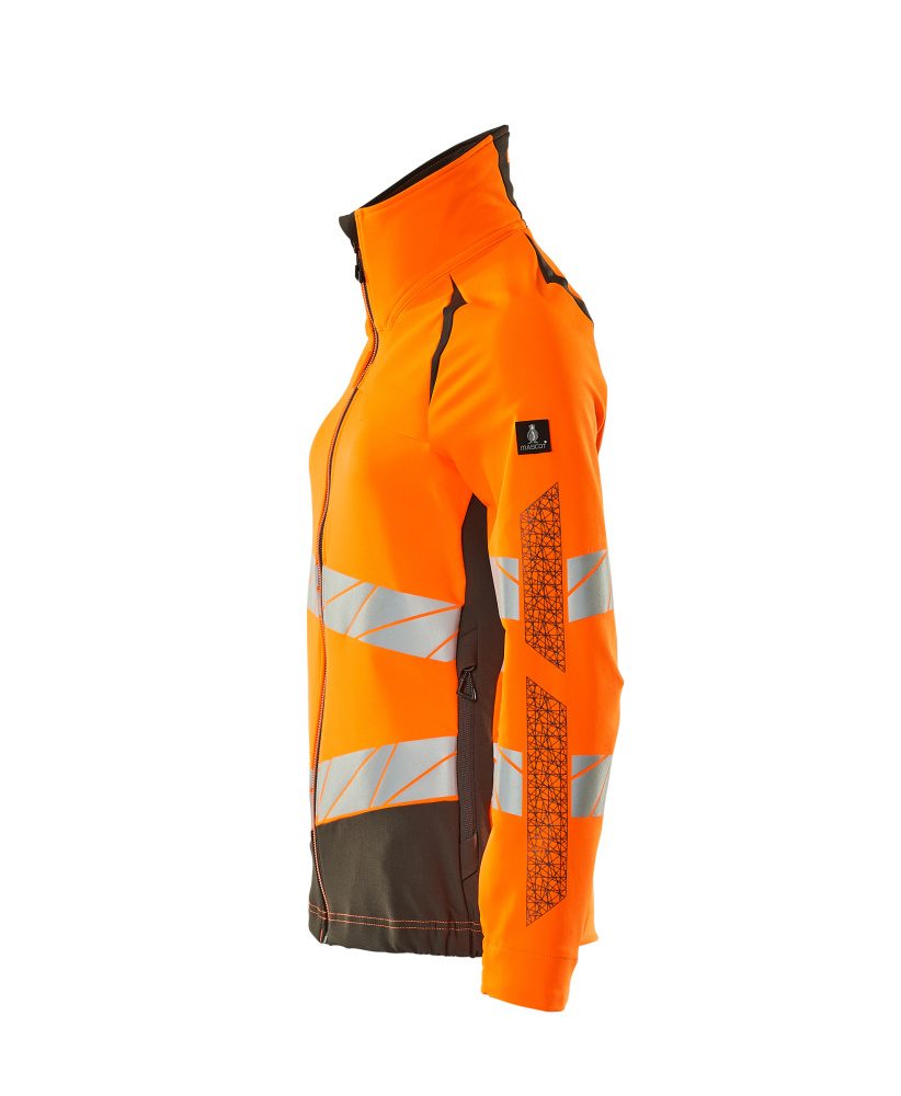 Mascot Damen Accelerate Safe Warn Stretchbundjacke – orange/dunkelanthrazit