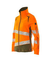 Mascot Damen Accelerate Safe Warn Stretchbundjacke – orange/moosgrün