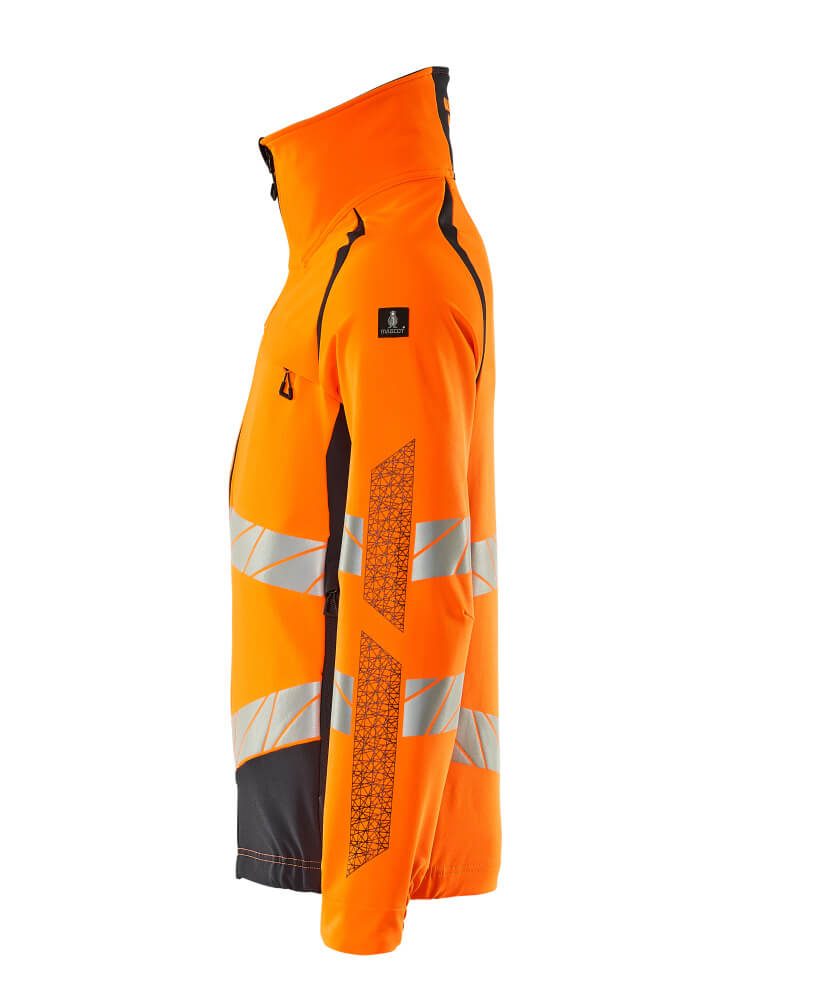 Mascot 19009 Warnschutz Stretch-Bundjacke – orange/schwarzblau