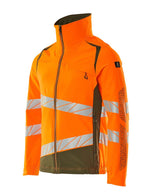 Mascot 19009 Warnschutz Stretch-Bundjacke – orange/moosgrün