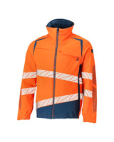 Mascot 19009 Warnschutz Stretch-Bundjacke – orange/dunkelpetroleum