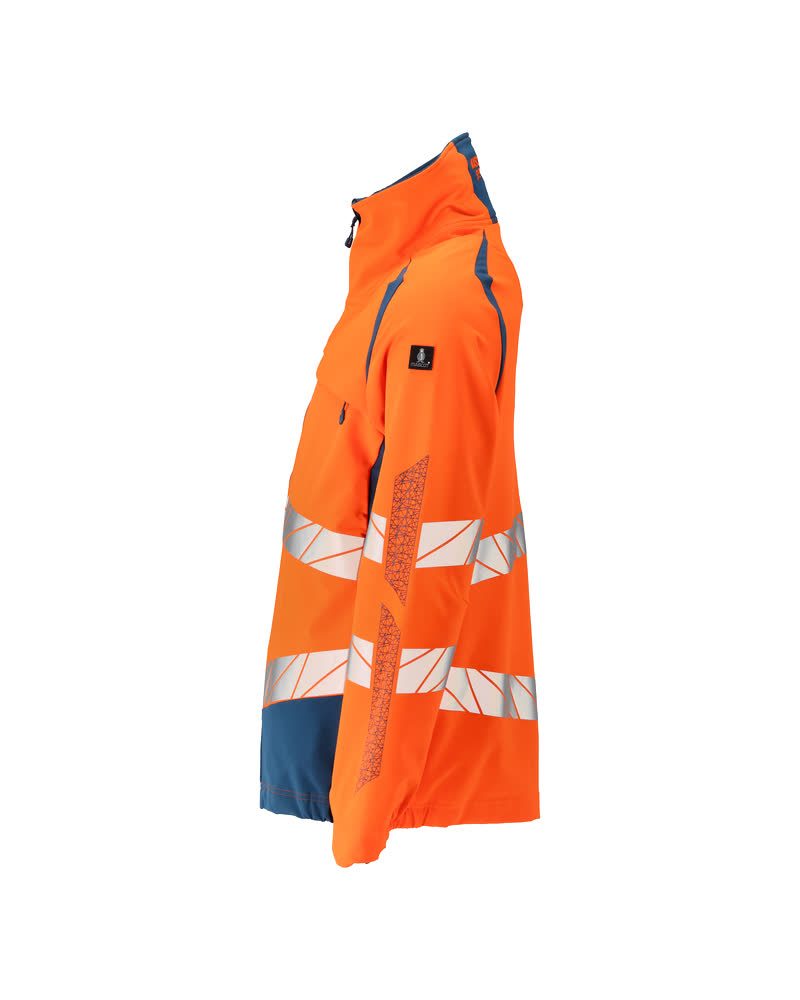 Mascot 19009 Warnschutz Stretch-Bundjacke – orange/dunkelpetroleum