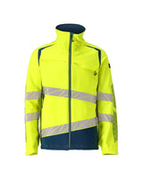 Mascot 19009 Warnschutz Stretch-Bundjacke – gelb/dunkelpetroleum