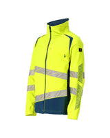 Mascot 19009 Warnschutz Stretch-Bundjacke – gelb/dunkelpetroleum