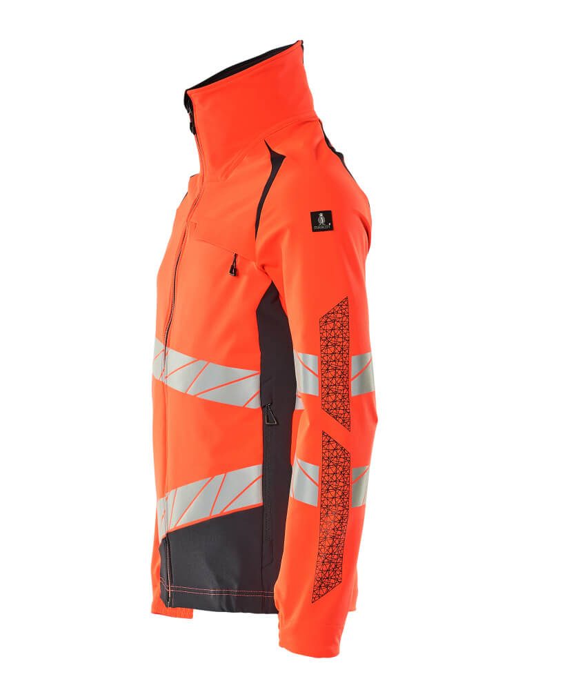 Mascot 19009 Warnschutz Stretch-Bundjacke – rot/schwarzblau