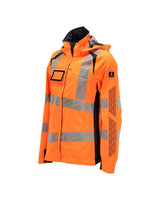 Mascot Damen Accelerate Safe Warnschutz Regenjacke – orange/schwarzblau