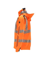 Mascot Damen Accelerate Safe Warnschutz Regenjacke – orange/schwarzblau