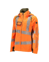 Mascot Damen Accelerate Safe Warnschutz Regenjacke – orange/moosgrün