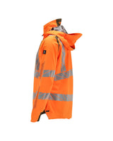 Mascot Damen Accelerate Safe Warnschutz Regenjacke – orange/moosgrün