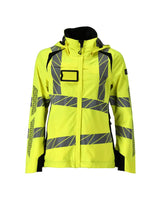 Mascot Damen Accelerate Safe Warnschutz Regenjacke – gelb/schwarz