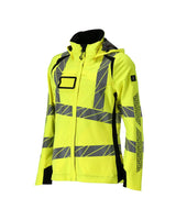 Mascot Damen Accelerate Safe Warnschutz Regenjacke – gelb/schwarz