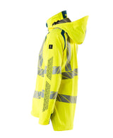 Mascot Damen Accelerate Safe Warnschutz Regenjacke – gelb/dunkelpetroleum