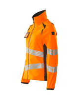 Mascot Damen Accelerate Safe Warn-Softhelljacke – orange/dunkelanthrazit