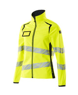 Mascot Damen Accelerate Safe Warn-Softhelljacke – gelb/schwarzblau
