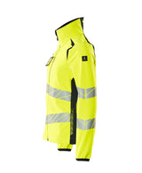Mascot Damen Accelerate Safe Warn-Softhelljacke – gelb/schwarzblau