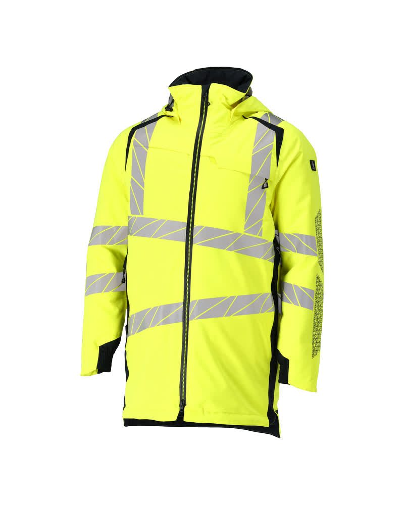 Mascot Accelerate Safe Warnschutz Winter-Parka – gelb/schwarzblau