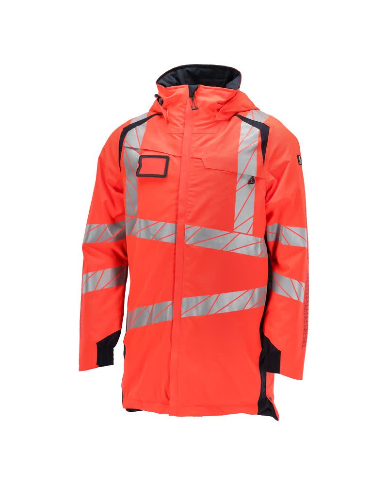 Mascot Accelerate Safe Warnschutz Winter-Parka – rot/schwarzblau