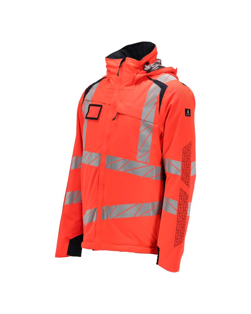 Mascot Accelerate Safe Warnschutz Winterjacke – rot/schwarzblau