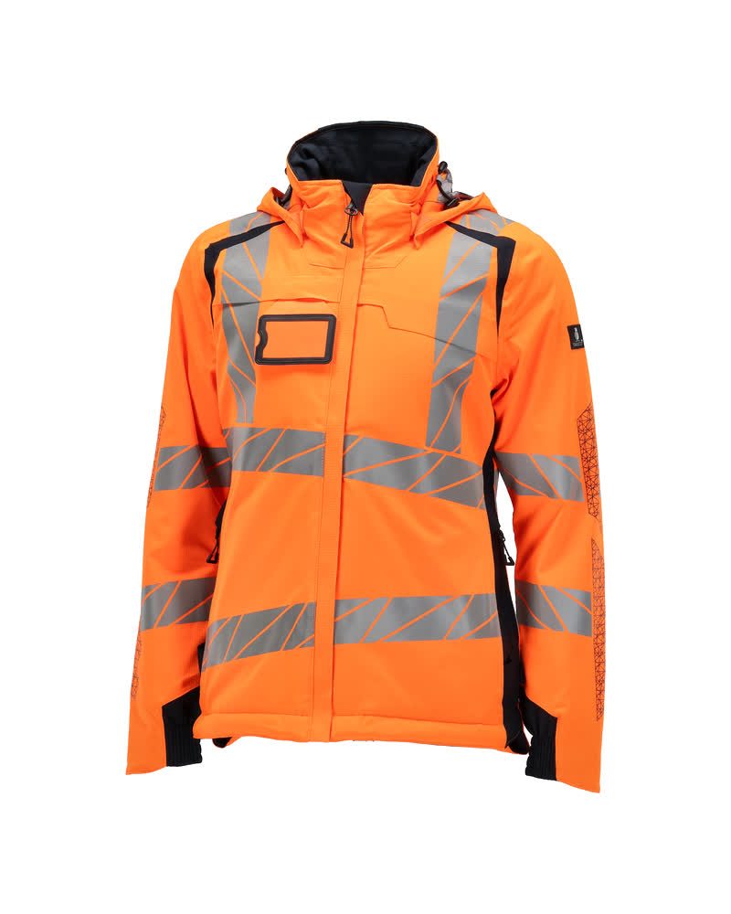 Mascot Damen Accelerate Safe Masco Warnschutz Winterjacke – orange/schwarzblau