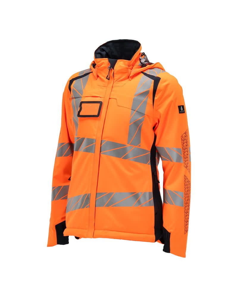 Mascot Damen Accelerate Safe Masco Warnschutz Winterjacke – orange/schwarzblau