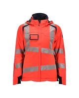 Mascot Damen Accelerate Safe Masco Warnschutz Winterjacke – rot/schwarzblau
