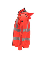 Mascot Damen Accelerate Safe Masco Warnschutz Winterjacke – rot/schwarzblau