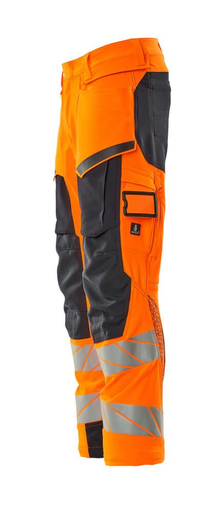 Mascot Kl.2 Accelerate Safe Warn Stretchbundhose 19079-511 – orange/schwarzblau