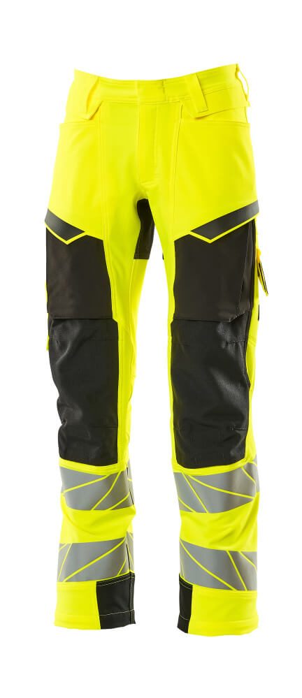 Mascot Kl.2 Accelerate Safe Warn Stretchbundhose 19079-511 – gelb/schwarz