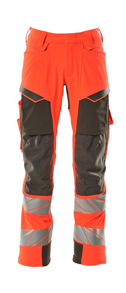 Mascot Kl.2 Accelerate Safe Warn Stretchbundhose 19079-511 – rot/dunkelanthrazit
