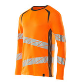 Mascot Accelerate Safe Warnschutz Langarmshirt – orange/dunkelanthrazit