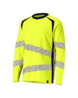 Mascot Accelerate Safe Warnschutz Langarmshirt – gelb/schwarzblau