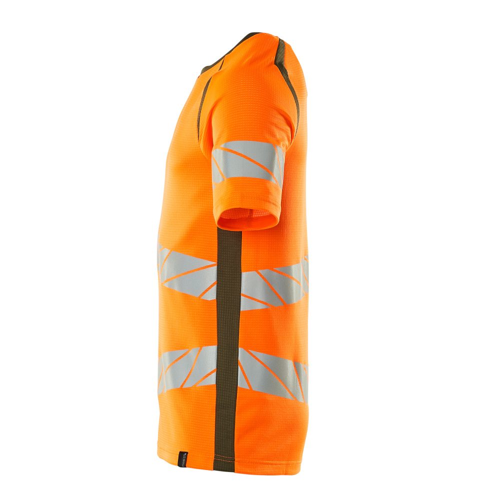 Mascot Accelerate Safe Warnschutz T-Shirt 19082-771 – orange/moosgrün