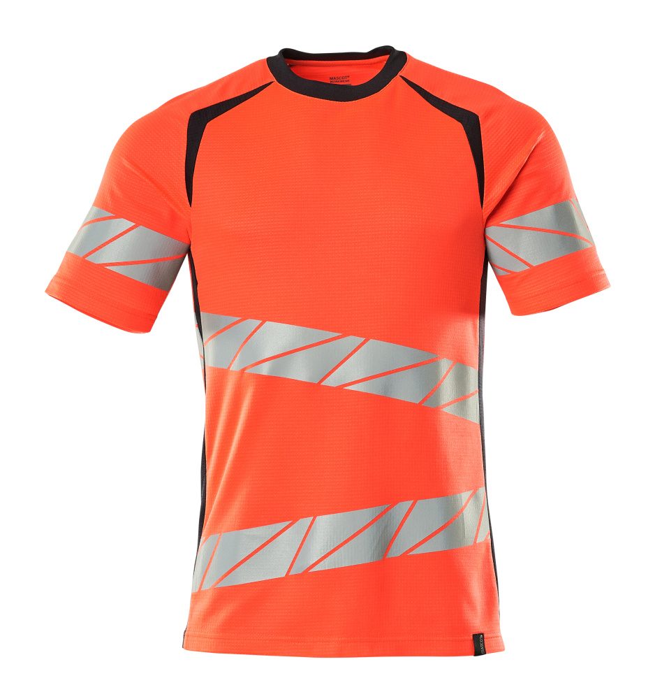 Mascot Accelerate Safe Warnschutz T-Shirt 19082-771 – rot/schwarzblau