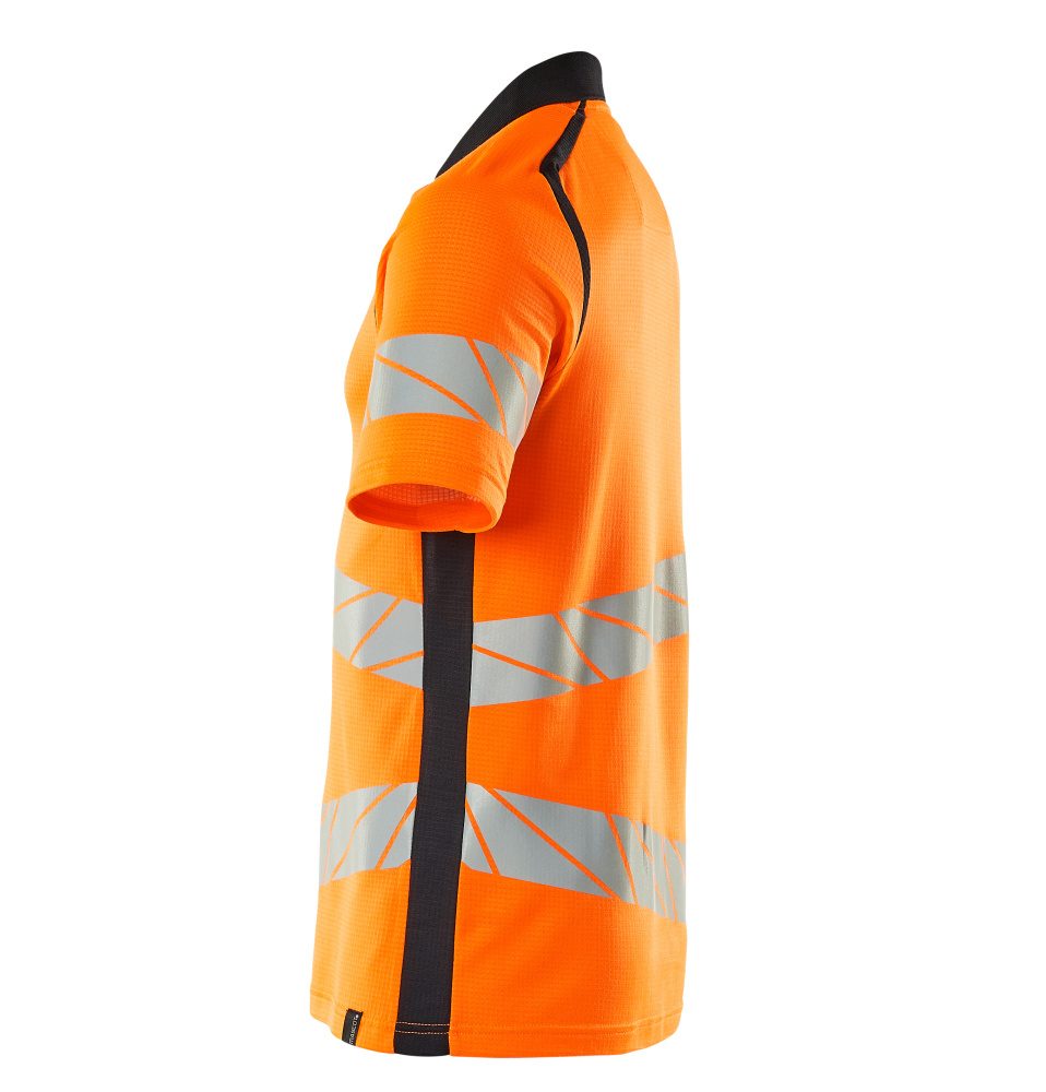 Mascot Accelerate Safe Warnschutz Polo-Shirt – orange/schwarzblau