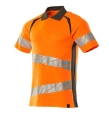 Mascot Accelerate Safe Warnschutz Polo-Shirt – orange/dunkelanthrazit