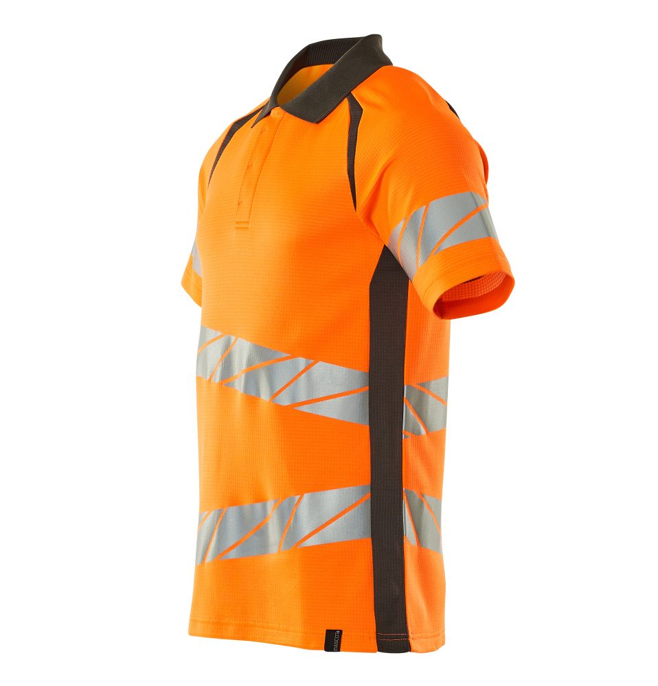 Mascot Accelerate Safe Warnschutz Polo-Shirt – orange/dunkelanthrazit