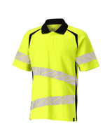 Mascot Accelerate Safe Warnschutz Polo-Shirt – gelb/schwarz