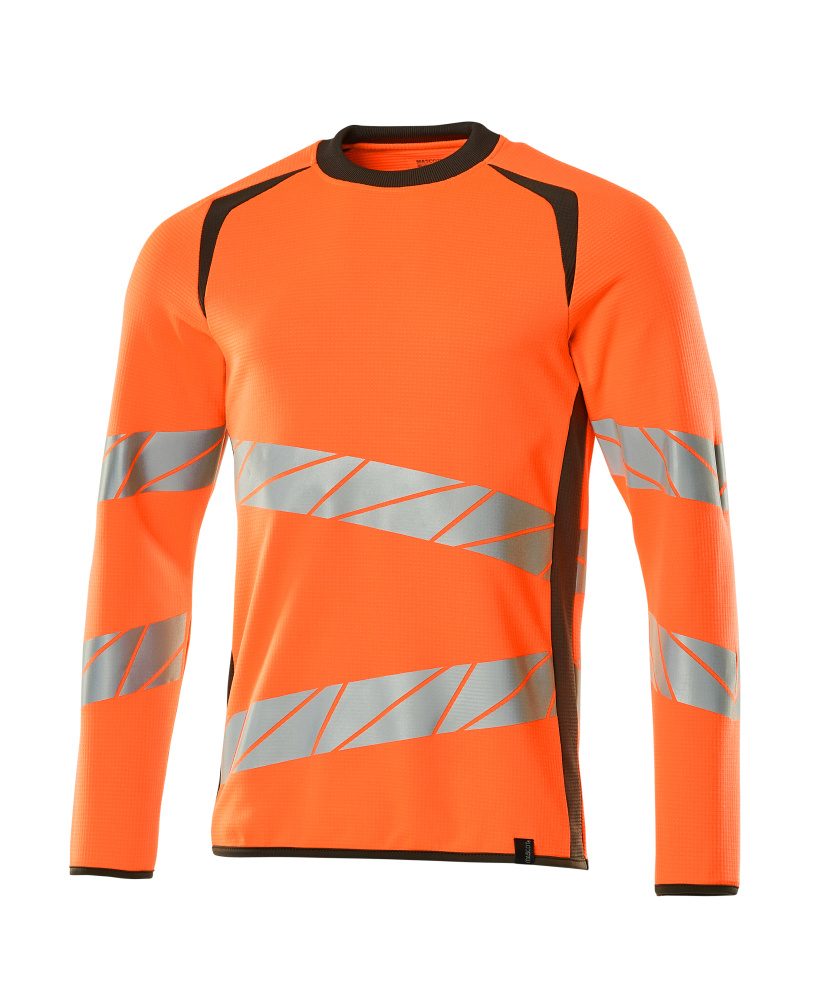 Mascot Accelerate Safe Warnschutz Sweatshirt – orange/dunkelanthrazit