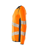 Mascot Accelerate Safe Warnschutz Sweatshirt – orange/dunkelpetroleum