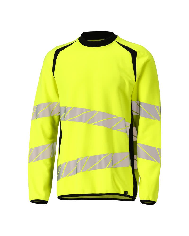 Mascot Accelerate Safe Warnschutz Sweatshirt – gelb/schwarz