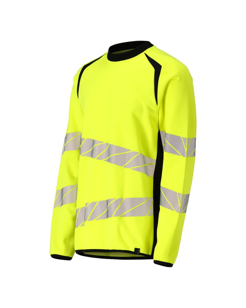 Mascot Accelerate Safe Warnschutz Sweatshirt – gelb/schwarz