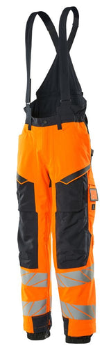 Mascot Accelerate Safe Warnschutz Winterhose – orange/schwarzblau