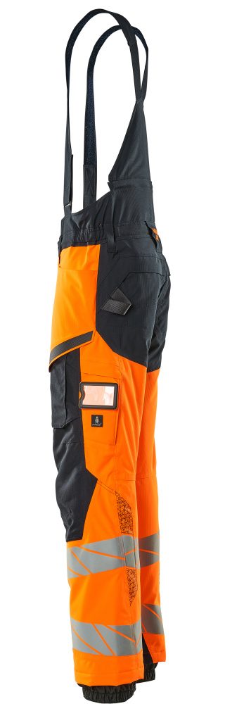 Mascot Accelerate Safe Warnschutz Winterhose – orange/schwarzblau