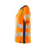 Mascot Damen Accelerate Safe Warnschutz T-Shirt – orange/schwarzblau