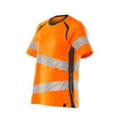 Mascot Damen Accelerate Safe Warnschutz T-Shirt – orange/dunkelanthrazit