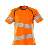 Mascot Damen Accelerate Safe Warnschutz T-Shirt – orange/moosgrün