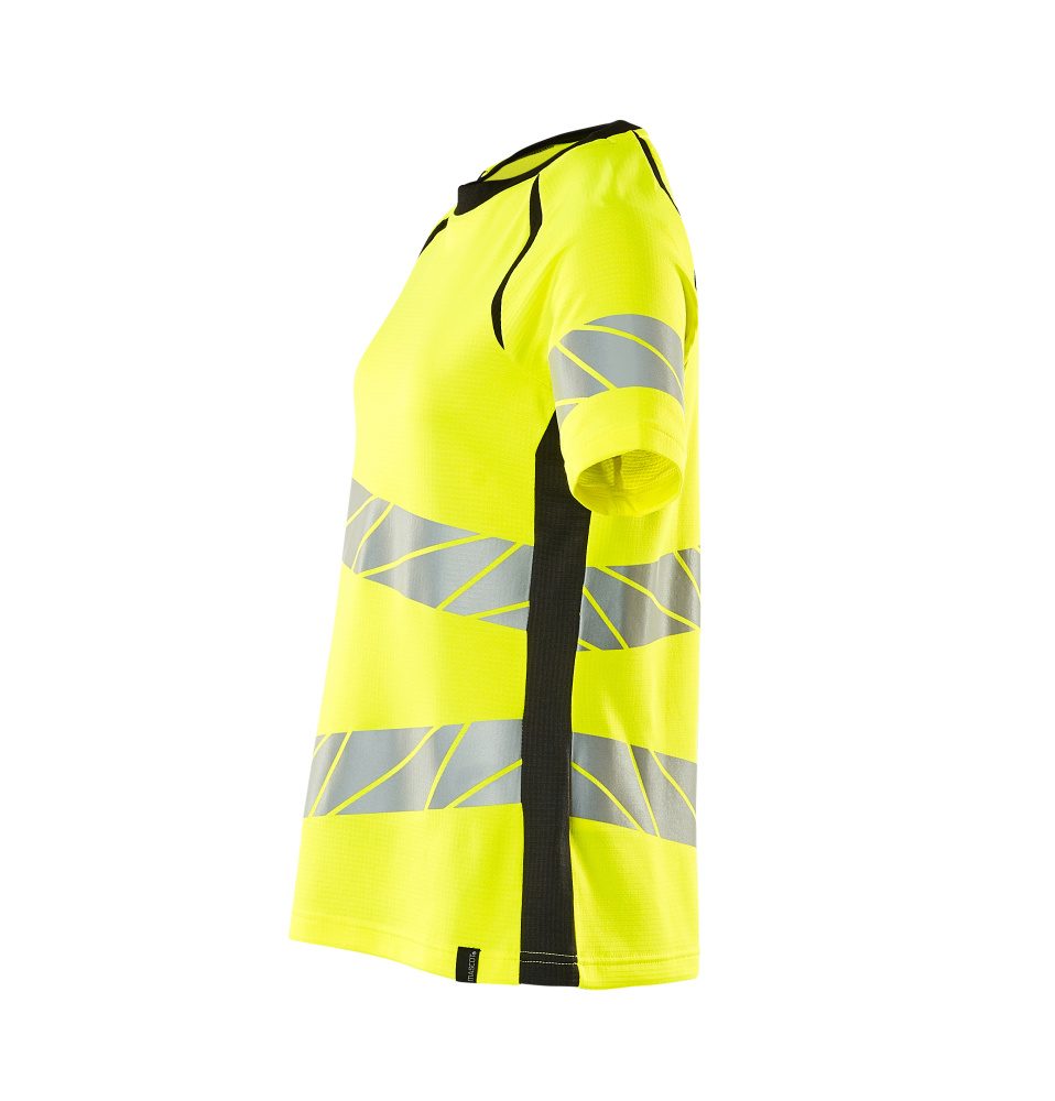 Mascot Damen Accelerate Safe Warnschutz T-Shirt – gelb/schwarz