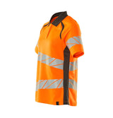 Mascot Damen Accelerate Safe Warnschutz Polo-Shirt – orange/dunkelanthrazit