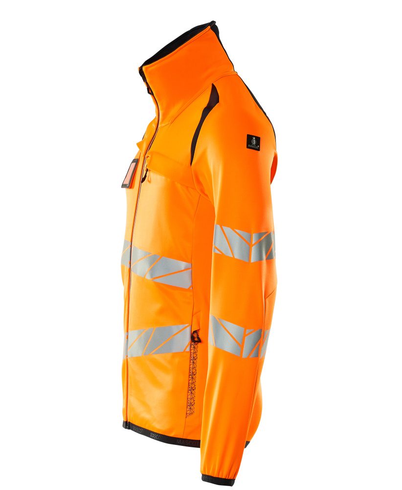 Mascot Accelerate Safe Warnschutz Fleecejacke – orange/schwarzblau