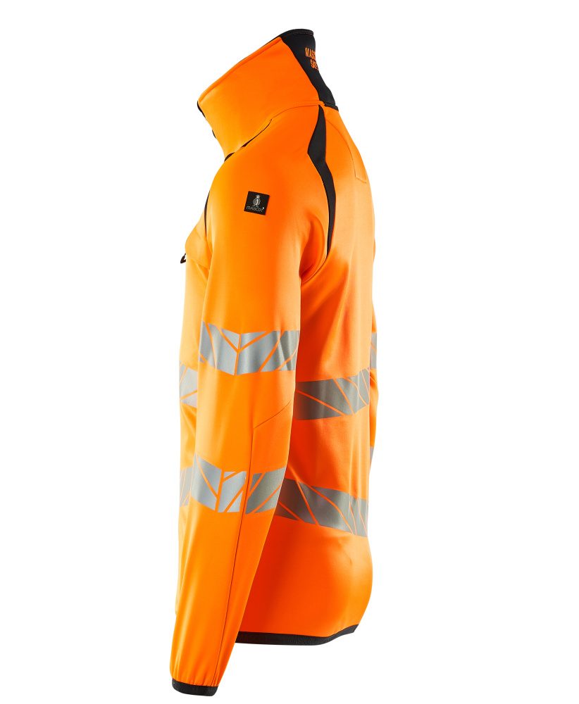 Mascot Accelerate Safe Warnschutz Fleecejacke – orange/schwarzblau